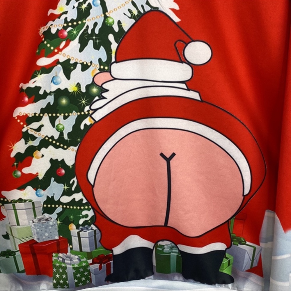 Santa Forget His Belt Ugly Christmas Sweater